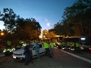 SINDIMINA SE realiza protesto contra as demissões da Mosaic