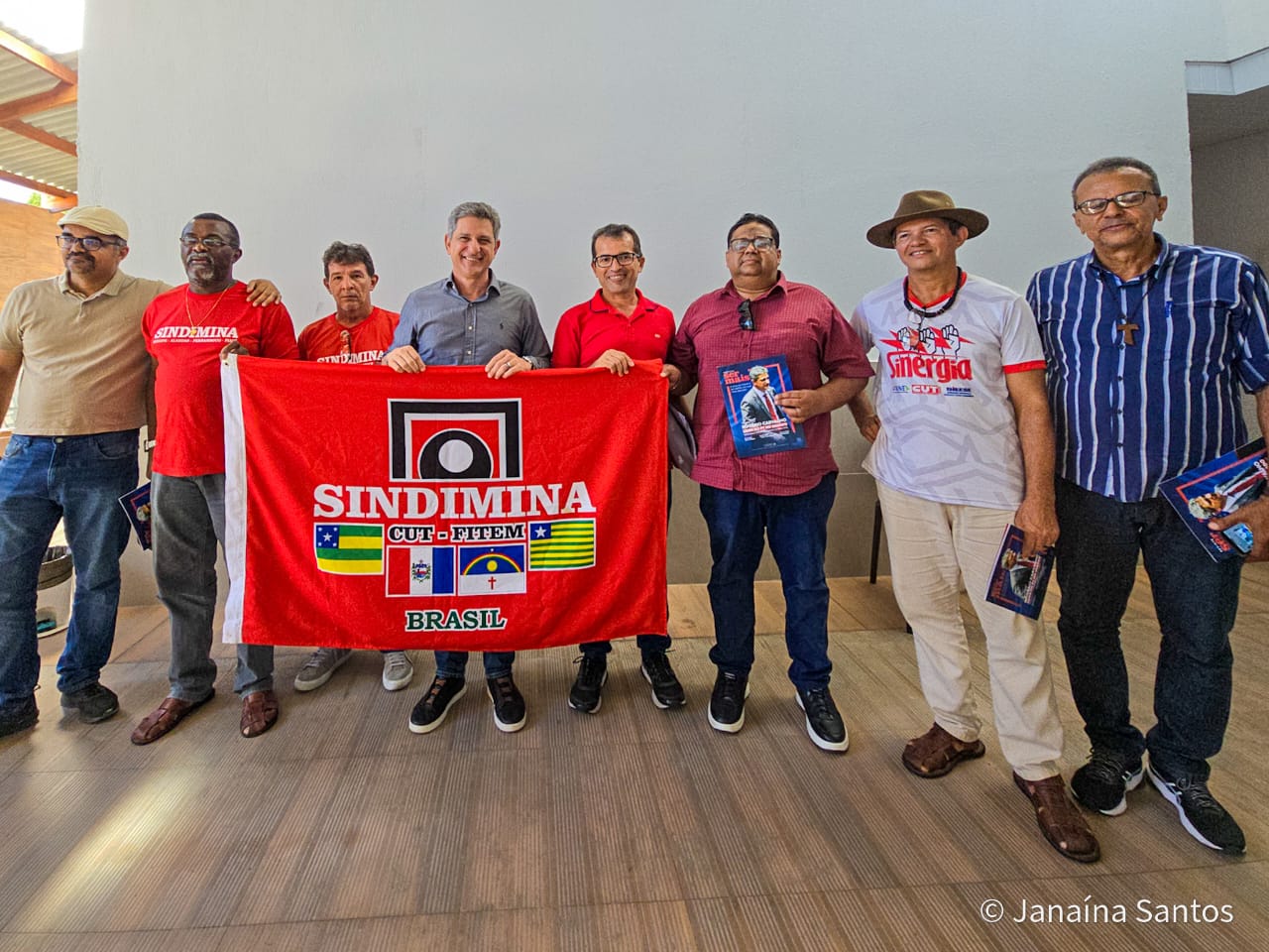 DIREÇÃO DO SINDIMINA SE REUNEM COM DEPUTADO ROGÉRIO CARVALHO PARA TRATAR TEMAS FUNDAMENTAIS PARA CATEGORIA