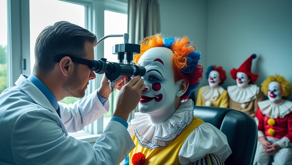 É UMA PALHAÇADA, EXAMES PERIÓDICOS: UM TEATRO DE UM MINUTO